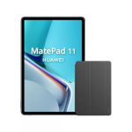 HUAWEI MatePad 11 + Funda HUAWEI Folio Cover – Pantalla 11″ resolución 2.5K FullView 120Hz (6GB RAM, 64GB ROM, Qualcomm Snapdragon 865, Certificación Dual Tuv Rheinland, Wi-Fi 6), Gris Mate