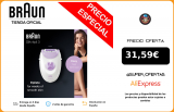 Braun Silk épil 3 3170, Depiladora Eléctrica Mujer Luz Smartlight, Depilación Perfecta, 2 Velocidades Modo Depilación|Depiladoras|