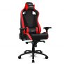 Drift DR500R – Silla Gaming Profesional, polipiel, reposabrazos ajustable 4D, piston clase 4, sistema balanceo, altura regulable, respaldo reclinable, cojines lumbar y cervical, color negro/rojo