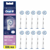 Oral-B Sensitive Clean Recambios Cepillo de Dientes Eléctrico, Pack de 10 Cabezales, Protección Encías – Originales