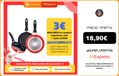 SAN IGNACIO juego de 3 sartenes antiadherentes de 16,20 y 24 cm fabricadas en aluminio pensado aptas para inducción|Ollas|