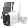 NETVUE Camara Vigilancia WiFi Exterior Batería con Solar, 1080P Camaras de Seguridad Interior, Detección de Movimiento PIR, Visión Nocturna Color, Audio Bidireccional, Cámara sin Cables con Sirena
