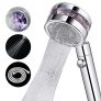 LAIWOO Alcachofa de ducha, ducha de mano de alta presión, 2 tipos de chorro con interruptor de encendido/apagado y manguera de 1,5 m, alcachofa de ducha cromada con manguera de ducha (A)