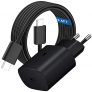 Cargador Rápido de 25W para Samsung, Cargador USB C con Cable USB C Carga Rapida de 2M, Enchufe USB C para Samsung Galaxy Z Flip4 5G/Z Fold4 5G/S22 5G/S22+ 5G/S22 Ultra 5G/S22/Note20/Note20 Ultra/A53