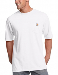 Carhartt Pocket Short-Sleeve T-Shirt Camiseta, White, M para Hombre