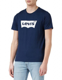 Levi’s HOUSEMARK Graphic tee BW Logo Dress BLU Camiseta, L para Hombre