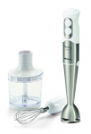 Ariete 886 1602720886-Batidora de varilla, picador, color plata y blanco, 500 W