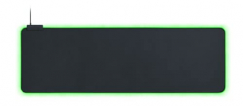Razer Goliathus Extended Chroma – Alfombrilla suave para juegos con iluminación RGB (soporte para cables, superficie de tela, borde cosido, optimizado para todos los ratones) Negro