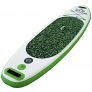 HOMCOM Tabla de Paddle Surf Hinchable con Remo Ajustable Entre 160-210 cm Carga 100kg Aleta Extraíble Bolsa de Transporte e Inflador PVC 305x76x10 cm Verde