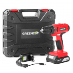 GREENCUT TD210L – Taladro atornillador perforador inalámbrico de batería de litio 21V, Herramienta 2 en 1 con luz LED iluminación punto de trabajo
