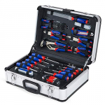WORKPRO 119 PC Maletín de Herramientas Completas, Caja Herramienta Metálica, Herramientas Universales, Kit Versátil Herramientas Portátil para Reparaciones Diarias, Perfecto Hogar y Oficina