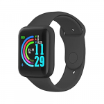 Reloj Inteligente, Reloj De Fitness con Pantalla Táctil De 1,44 Pulgadas, Podómetro, Detección De Sueño, Monitorización De Oxígeno En Sangre, Reloj Inteligente Compatible con Android iOS (Negro)