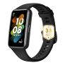 HUAWEI Band 7 Smartwatch Monitorización de Salud y Fitness, Pantalla Ultrafina sin Marcos, Duración de la batería de 2 semanas, 96 Modos de Entrenamiento, Negro+38 Meses de garantía