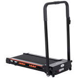 HOMCOM Cinta de Correr y Andar con Botón de Emergencia Pantalla LCD Mando a Distancia 1-6 km/h Potencia de Motor 380W Ahorra Espacio 105x56x108,5 cm Negro