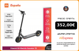 Xiaomi Mi Scooter Eléctrico 1S Patinete Eléctrico (25km/h Max. velocidad, 12.5kg, Cuerpo de aluminio de grado aeroespacial, E ABS + freno de disco)|Scooter eléctrico|