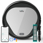 Robot Aspirador, Aspirador Robot Potente Trifo, Poder de Sanción 3000 Pa, Ilimpiar el Pelo del Animal, 600 ML de Cubo de Polvo, Autocarga, Conectividad Wi-Fi, Controlado a través de Alexa/APP Trifo