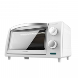 Cecotec Horno de Sobremesa Tostador 10 L Bake&Toast 1000 White. 800 W, Calefactores de Cuarzo, Temporizador, Temperatura regulable, Puerta de Doble Cristal y Acabados en Acero Inox