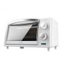 Cecotec Horno de Sobremesa Tostador 10 L Bake&Toast 1000 White. 800 W, Calefactores de Cuarzo, Temporizador, Temperatura regulable, Puerta de Doble Cristal y Acabados en Acero Inox