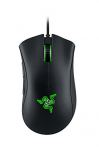 Razer DeathAdder Essential – Ratón Gaming con sensor óptico, 6400 DPI (5 botones programables, interruptores mecánicos, agarres laterales de goma), Negro