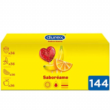 Durex Preservativos Saboreame con Sabores Afrutados – Pack 144 Condones