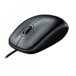 Logitech B100 Ratón con Cable, 3 Botones, Seguimiento Óptico, Ambidiestro, PC/Mac/Portátil/Chromebook – Negro