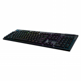 Logitech G915 LIGHTSPEED Teclado Gaming Mecánico Inalámbrico con teclas GL-Táctil de bajo perfil, LIGHTSYNC RGB, Diseño ultra delgado, 30 horas de duración de la batería, Disposición QWERTY ES – Negro
