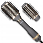 Faszin Cepillo de aire caliente, cepillo para secador de pelo One-Step, secador de pelo redondo profesional, cepillo de aire caliente, cepillo ovalado 2 en 1, secado, alisado y volumen