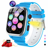 JUBUNRER Reloj Inteligente Niño 26 Juegos Teléfono Podómetro Calorías SOS Reloj Niña Reloj Niño Cámara HD Despertador Digital Música -Grabación de Video Regalo Smartwatch Niña 3-12 años Cumpleaños
