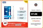 Oral B Pro 2 2700, Cepillo de dientes eléctrico recargable, 2 modos cepillado, temporizador, limpieza 3D, hasta 14 días, sensor|Cepillos de dientes eléctricos|