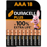 Duracell – NUEVO Pilas alcalinas Plus AAA , 1.5 Voltios LR03 MN2400, paquete de 18