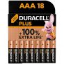 Duracell – NUEVO Pilas alcalinas Plus AAA , 1.5 Voltios LR03 MN2400, paquete de 18