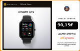 Amazfit reloj inteligente GTS, dispositivo resistente al agua hasta 5atm, 14 días de batería|Relojes inteligentes|