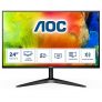 AOC 24B1H – Monitor sin marcos de 24″ Full HD (1920×1080, 60 Hz, MVA, Flicker Free, 250 cd/m, D-SUB, HDMI 1×1.4) Negro