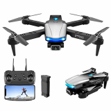 Drone actualizado con cámara 4k HD para Adultos Niños Mini Drone Profesional RC Helicóptero Quadcopter Drones Plegables Juguetes para Principiantes (Cámara única)
