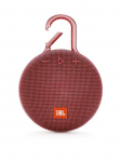 JBL Clip 3 – Altavoz inalámbrico portátil con Bluetooth, parlante resistente al agua (IPX7), hasta 10h de música continua, rojo