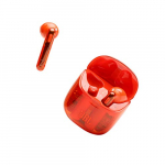JBL 225 TWS Auriculares intraaurales realmente inalámbricos, con Bluetooth, Sonido Pure Bass y modo Dual Connect, hasta 25 hrs de música con estuche de carga, Naranja Fantasma