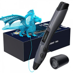 Aerb Lápiz 3D con Los Portaplumas, Auto Pluma 3D OLED Pantalla con 1.75mm Filamento PLA y ABS, 8 Velocidades Ajustables, 3D Pen Regalos para Niñas Manualidades Niños Adultos