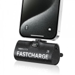 Mini Power Bank 5000mAh, VEEKTOMX Batería Externa Carga Rápida Móvil Portátil Bateria Pequeño Powerbank Puerto Incorporado Cargador Portatil Compatible con iPhone 14/14 Pro/13/12/11/XS/XR/X/8/7, Negro