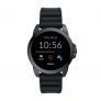 Fossil Connected Smartwatch Gen 5e para Hombre con tecnología Wear OS de Google, frecuencia cardíaca, NFC y notificaciones smartwatch, Silicona Negro