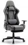 Silla Gaming, Oficina Silla Computadora,Silla Gamer con Reposapiés, Silla Reclinable con Alto Respaldo,PC Silla