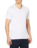 Jack & Jones Jjeplain tee SS V-Neck Noos Camiseta, Blanco (White Detail: Slim Fit), Small para Hombre