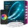 Govee Tira LED Alexa 5m, WiFi Luces LED Habitacion Inteligente RGB, Funciona con Alexa, Google Assistant y App, 64 Modos de Escena y Sincronización de Música para PC Gaming, Techo y Fiesta