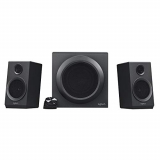 Logitech Z333 2.1 Sistema de Altavoces con Subwoofer, Sonido Impactante, 80 Vatios de Pico, Graves Potentes, Entradas de 3.5 mm/RCA, Enchufe EU, PC/PS4/Xbox/TV/Móvil/Tablet, Negro