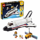 LEGO 31117 Creator 3en1 Aventura en Lanzadera Espacial, Nave Espacial de Juguete, Juegos de Construcción para Niños