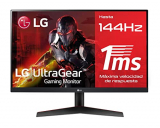 LG UtraGear 24GN600-B – Monitor 24 pulgadas gaming, 144 Hz, 1 ms, 1000:1, 300nit, sRGB 99%, HDMI, DisplayPort, Color Único