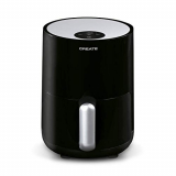 IKOHS Create Fryer Air – Freidora sin Aceite, Freidora Aire Caliente, Capacidad 1,5 l, 900W, Cesta Antiadherente, selector de Temperatura 80-200°, Apagado automático, Libre de BPA, Programable, Negro