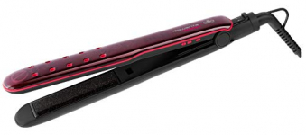 Rowenta Express Liss Elite SF4012 Plancha de Pelo con recubrimiento de Keratina y Turmalina con función cabello seco o húmero, placas flotantes, calentamiento rápido 30 segundos