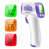 Termometro Infrarrojos, ShoRan Termómetro Infrarrojos Médico Sin Contacto con Pantalla LCD, Adecuado para Adultos, Niños, Bebés, Lectura Precisa en Tiempo Real y Alarma de Fiebre, ℃ y ℉ Conmutable