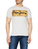 Pepe Jeans Charing PM503215 Camiseta, Gris (Grey Marl 933), Medium para Hombre