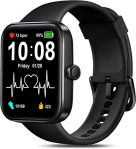 Gydom Smartwatch Hombre, 1.69″ Reloj Inteligente Mujer con Oxímetro Pulsometro Notificación de Mensajes, Impermeable 5ATM con Esfera Personalizada Sueño, Pulsera Actividad Inteligente para Android iOS